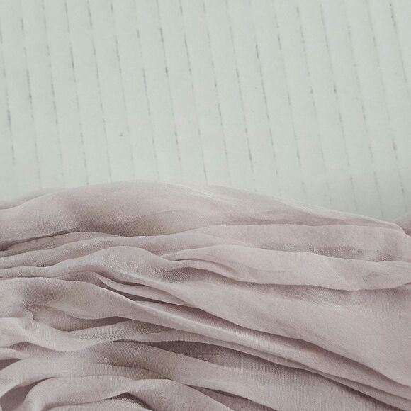 Marchesa Notte Womens Strapless Evening Dress Mauve Chiffon Asymmetric **FLAWS** - Picture 16 of 16